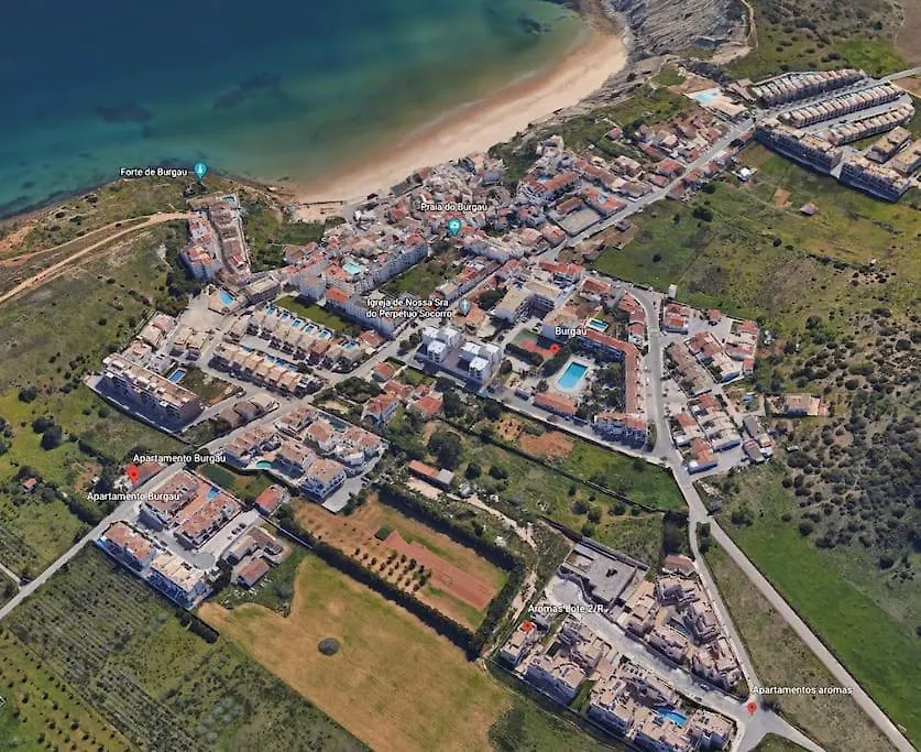 Burgau 2Floor Appt In Condominium W/ Shared Pool Portugal